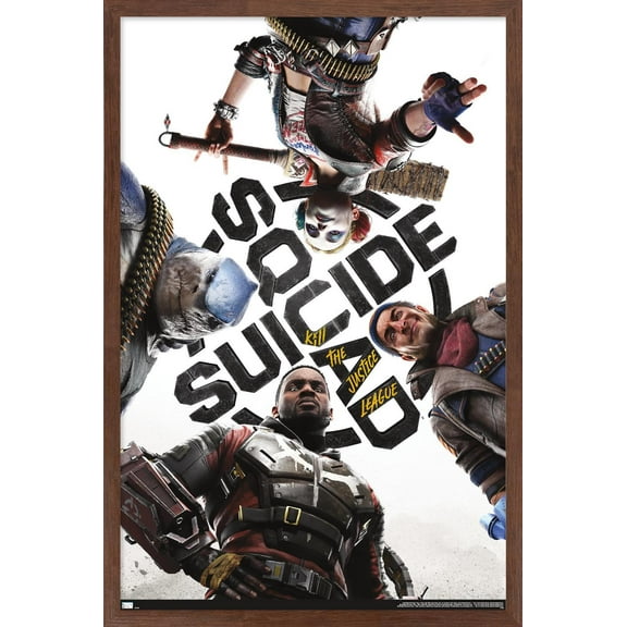 DC Comics Suicide Squad: Kill The Justice League - Key Art Wall Poster, 22.375" x 34" Framed