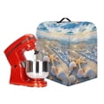 thumbnail image 6 of TSOVTHRID Seashell Starfish Pattern Mixer Cover with 2 Pockets Conch Beach Print Dust Cover for 4.5-5 Quart Stand Mixer Anti-Dust Accessories Decor for Kitchen Aid Accessories and Attachments,S, 6 of 7