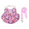 thumbnail image 5 of Shadoumai Adorable Rabbit Harness and Leash Set with Cute Prints, Soft Bunny Vest Harness for Outdoor Walking, Waterproof Rabbit Clothes for Puppy Kitten Ferret Small Animals, 5 of 6