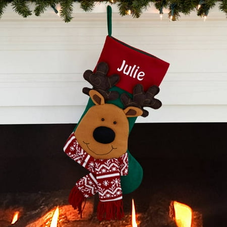 Personalized Happy Holiday Stockings, Available in 7 Designs