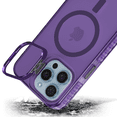 thumbnail image 2 of Funda Case Carcasa Tornasol Color Morado Con Soporte Premium Para iPhone 15 PRO Compatible Con Magsafe., 2 of 7