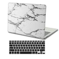 thumbnail image 3 of KSK KAISHEK Protective Case Hard Cover Only Compatible New MacBook Air 13 inchs 2018 - 2022 A1932&A2179&A2337 m1 + Black Keyboard Cover, Marble A 184, 3 of 5