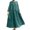 Green, variant on ZenCart Women's Cotton Linen Maxi Dress Long Sleeve Button Up Crewneck Long Dress with Pockets Plus Size Casual Flowy Beach Sundress