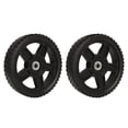 thumbnail image 1 of Roues de Tondeuse, Opération de Lissage Excellente Traction 2pcs Roulements Durables Pousser les Roues de Tondeuse pour Divers Terrains, 1 of 8