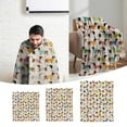 Comfy Throw Print Throw Blanket Blanket Men Headed Blanket Who Throw
