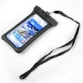 thumbnail image 3 of Universal Large Cell Phone Dry Bag, Rain, Dust, Snow Protection Waterproof Pouch with Clear Front and Back Screens, Detachable Neck Lanyard, 3 of 5