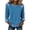 yue866-Blue, variant on Women's Waffle Patchwork Printed Sweatshirts Long Sleeve Splicing Quilted Shirts Crew Neck Comfort Tunic Blouses Purple S