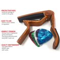 thumbnail image 3 of Capo para guitarra WINGO color palo de rosa con 5 púas, 3 of 7