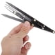 thumbnail image 4 of Unique Bargains 1 Pc Regla de Posicionamiento de 3 Puntos Mini Calibrador de Proporción Áurea de Cejas 6.3"x1.57" Negro, 4 of 6