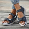 thumbnail image 4 of longantii Women 2026 Sports Platform Summer Casual Sandals Hook Loop Orthopedic Slide Comfortable Fashion Walking Sandals with Arch Support Wide Width, 4 of 8