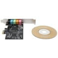 thumbnail image 2 of 5.1 Internal Sound Card for with Low Profile Bracket, 3D Stereo PCI-E, CMI8738 Chip 32/64 Bit Sound Card PCI, 2 of 5