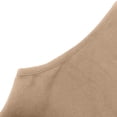 thumbnail image 7 of TIHLMK Women's Long Sleeve Crew Neck Bodycon Dresseses Shirred Waist with Pleated Maxi Skirt, 7 of 7