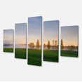 thumbnail image 2 of Panorama du Matin Foggy - Impression sur Toile Paysage, 2 of 3