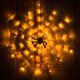 thumbnail image 3 of Luz LED de tela de araña para Halloween, luz blanca cálida, red con pilas, resistente al agua para decoración de fiesta en casa y Halloween, 3 of 7