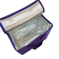 thumbnail image 6 of Set of 2 XL Insulated Cooler Bags,Reusable Grocery Bags with Durable Dual Zipper Closure,Keep Food Hot or Cold,Ideal for Instacart,Grocery Transport(Purple Color), 6 of 6
