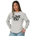 thumbnail image 5 of Famous Movie Quote Couples Matching Plus Size Long Sleeve Graphic Tee Shirt Brisco Brands 2X, 5 of 6