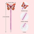 thumbnail image 3 of RETON 24 Pack Butterfly Ballpoint Pens, Novelty Pens Fine Point 0.5, Cute Writing Pens for  Women Gifts, Bulk Pens for Office Home Supplies, 3 of 7