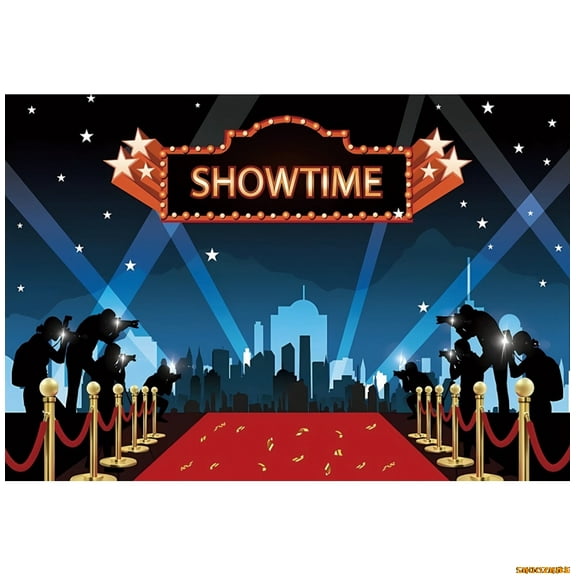 VIP Carpet Movie Theme Backdrop Birthday Party Star Evt Curtain Light Stage Film Show Ceremony Photography Background Studio