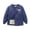 Dark Blue, variant on Hotiary 6- 14T Boys Girls Kids Winter Warm Button Down Jacket Coats Teens Casual Solid Color Coat Outerwear For Daily Wear, Going Out, Outdoor