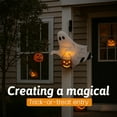 thumbnail image 4 of Luces de Halloween Al Aire Libre Halloween Calabaza Linterna Fantasma - Interior Y Exterior Ventana Iluminación de Pared Decoración Fantasma Decoración de Pared Al Aire Libre, 4 of 6