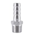 thumbnail image 1 of Adaptador de lengüeta, SS304 Rosca macho Tubo Conector de cola de manguera Adaptador de manguera Accesorio Estético elegante, 1 of 3