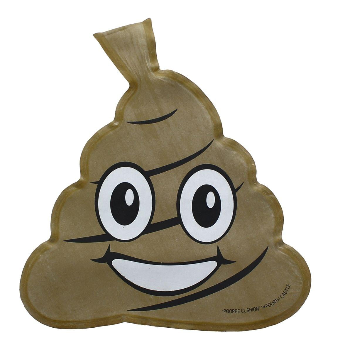 Poop top emoji cushion