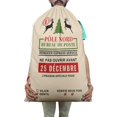 thumbnail image 4 of Printtoo Large Drawstring Canvas Bag Christmas Sack Bags Santa Gift Sack Custom Party Favor 2 Pcs 27x20 Inch, 4 of 9
