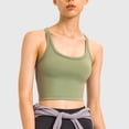 thumbnail image 2 of Padded Yoga Bra, U Neckline Nylon Polyurethane Shockproof Sports Bra Athletic Chest Pad For Running ANGGREK Otros, 2 of 6