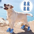thumbnail image 4 of Zapatos Para Cachorros, Botas De Malla Suave Para Perros, Gancho Y Cierre Para Evitar Resbalones, Azul Para Senderismo Para Caminar ANGGREK  Otros, 4 of 8