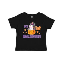 Inktastic My 1st Halloween with Unicorn Witch Girls Baby T-Shirt