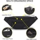 thumbnail image 3 of Riñonera impermeable para deportes de ocio, riñonera para fitness, riñonera para teléfono móvil, bolsa diagonal para viajes y running, bolsa de pecho. Regalos para disfrutar de deportes, festivales,, 3 of 5