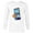 White, variant on Studios Loki Season 2 TVA Miss Minutes Hourglass - Long Sleeve T-Shirt for Men - Customized-Navy