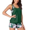 thumbnail image 4 of SWSMCLT Women's Active Tracksuit Short Summer Fashion Short Sleeve Lounge Cool 2 Piece Set 2pcs Fall Casual Green Small, 4 of 4