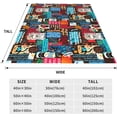 thumbnail image 3 of Yibo Cute Panda Throw Blanket Panda Flannel Blanket Home Decor Perfect for Bed and Sofa Blankets for All Season Microfiber Durable Couch Blankets, 3 of 6