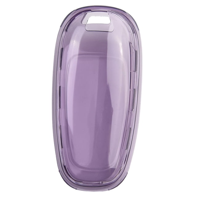 Car Remote Smart Key Case Cover Transparent Key Tpu House Key Bag Interior Accessory For Hyundai For Santa Fe For Sonata Tucson Purple Mingyiq