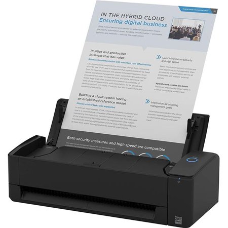 Fujitsu PA03805-B105 ScanSnap iX1300 Compact Document Scanner with Wi-Fi for Mac & PC, Black