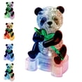 thumbnail image 1 of Puzle de cristal 3D Coolplay Panda con base iluminada, 58 piezas, 1 of 8