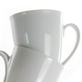 thumbnail image 2 of Elama Rosales 6 Piece 12 Ounce Porcelain Mug Set in White, 2 of 8