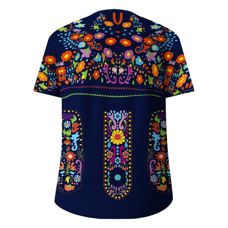 トップス EAPHI EMBROIDERY SHORT SLEEVE SHIRTS EMBROIDERY