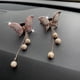 thumbnail image 4 of Clips de ventilación de aire, 4 piezas Ambientadores de aire de mariposa de cristal Clips de ventilación Difusor de coche Clip de ventilación Diamante Decoración del coche Linda decoración i, 4 of 5