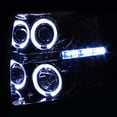 thumbnail image 3 of AKKON - For Chevy Silverado 1500 2500 3500 HD Smoked Dual LED Projector Headlights + Dark Red Tail Lights, 3 of 7