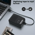 thumbnail image 2 of Reshow Walkman Cassette Player, Portable Cassette Tape Recorder, Audio Cassette to Digital Converter with Earphone Jack, Built-in Microphone, Loud Speaker, Reverse Recording to Tape-Black, 2 of 8