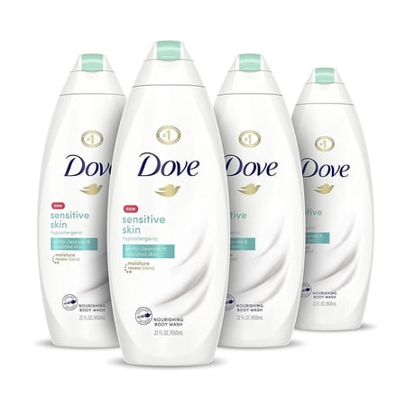 Dove Body Wash Nourishing Sensitive Skin Sulfate Free and Hypoallergenic 22 oz