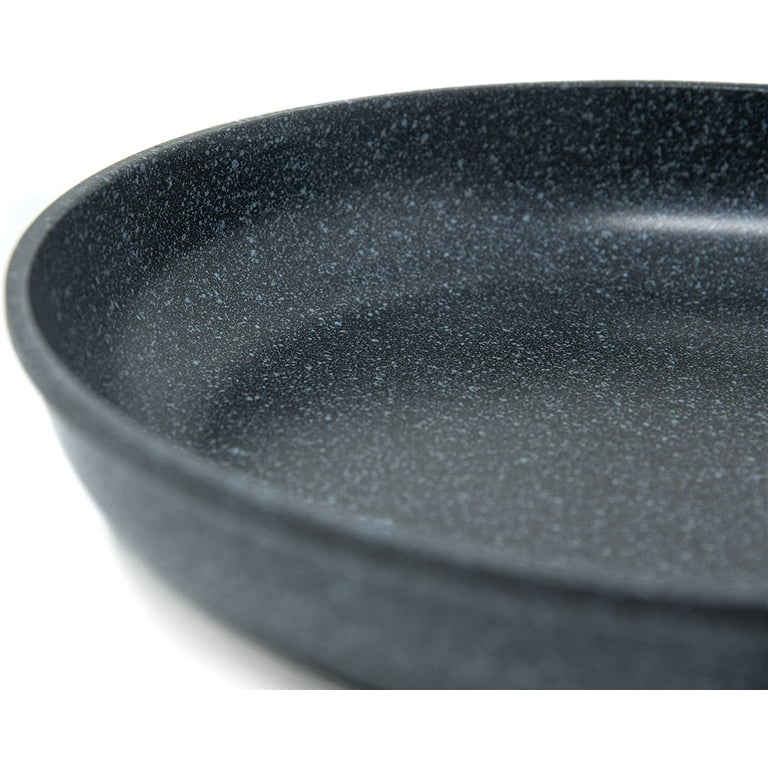 Mega Cook 11-inch Cast Aluminum Stone Marble Non-Stick Fry Pan