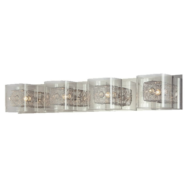 Xtricity - 4 Light Vanity Light, 30.98'' Width, From the Fairview Collection, Chrome Finish