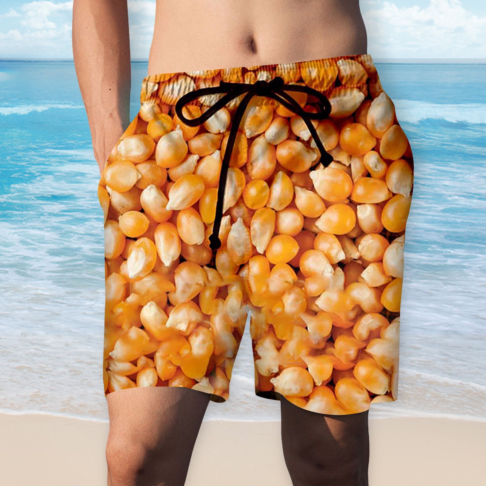 Men's Food Realistic 3D Printed Summer 