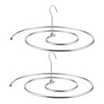 thumbnail image 4 of Raindrops Stainless Steel Quilt Rack Spiral Design Blanket Hanger for Home 2Pcs, 4 of 8