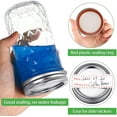 thumbnail image 3 of 100 Pieces Canning Jar Lids and Bands Set Split-type Lids with Silicone Seals Rings Leak Proof and Secure Canning Jar Caps (70mm, Silver, Bands + Lids), 3 of 7