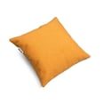 thumbnail image 2 of Big Joe Square Pillow Weatherproof Bean Bag Decor, Mustard Intertwist, Weather Resistant UV-Protected Fabric, 16 inches, 2 of 7