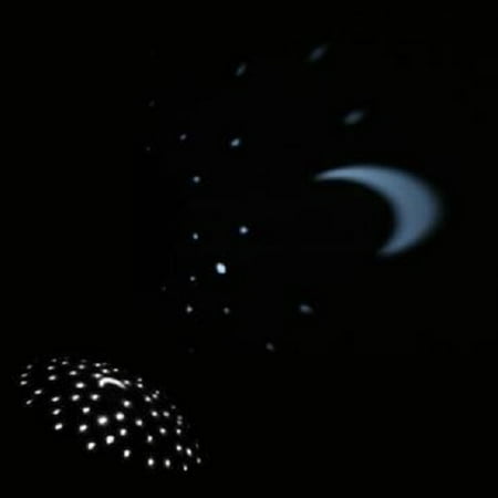 Set of 2 Starlight Projector Star Moon Sky White Night Light Lamp -
